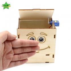 红外感应垃圾桶模型