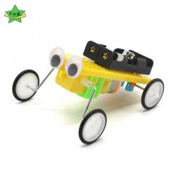 仿真电动爬虫1号 马达小发明小制作拼装模型物理器材学生创意手工