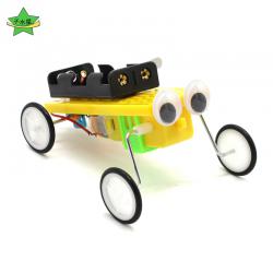 仿真电动爬虫1号 马达小发明小制作拼装模型物理器材学生创意手工