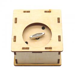 [星之河畔]制作简单的音乐盒 科技小制作小发明 diy手摇音乐盒 实验