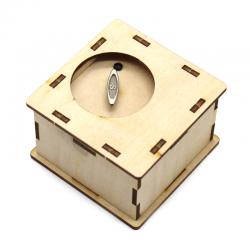 [星之河畔]制作简单的音乐盒 科技小制作小发明 diy手摇音乐盒 实验