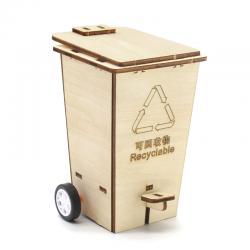 自制垃圾桶模型科技小发明材料包学生DIY手工制作培训教具