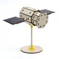 手工拼装航天卫星模型1号学生DIY科技小制作模型材料包