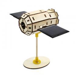 手工拼装航天卫星模型1号学生DIY科技小制作模型材料包