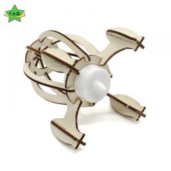 带尾焰小火箭1号科学实验小发明DIY航天模型科技小制作手工材料包