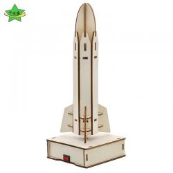 航天火箭模型航空科技小制作拼装宇宙飞船高难度diy手工材料包