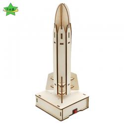 航天火箭模型航空科技小制作拼装宇宙飞船高难度diy手工材料包