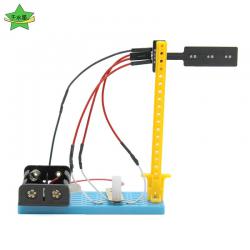 条孔板三色红绿灯 交通信号灯模型 手工拼装玩教具DIY科学小制作