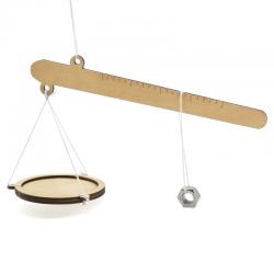 秤砣秤1号科学实验diy教具益智拼装小实验小发明