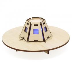 小飞碟1号小柯基制作拼装发明科学教具