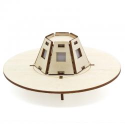 小飞碟1号小柯基制作拼装发明科学教具