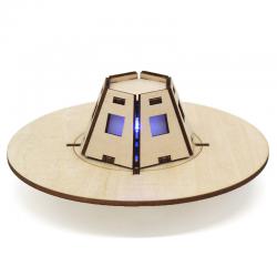 小飞碟1号小柯基制作拼装发明科学教具