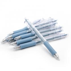 简约按动笔刀(10只装)蓝色