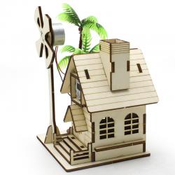 太阳能时钟小屋1号(钟表)