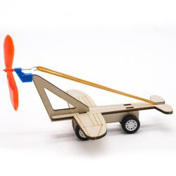 橡皮筋风力车1号