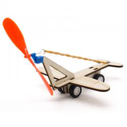 橡皮筋风力车1号