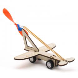 橡皮筋风力车1号