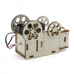 自制幻灯机1号(投影仪科教模型)