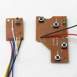 【PCB】LWDZ-四通遥控板(27MHZ)(1套)含天线螺丝