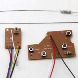 【PCB】LWDZ-四通遥控板(27MHZ)(1套)含天线螺丝
