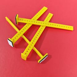 带座T杆(123mm黄色)10根