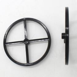 简单车轮(2*100mm黑色)1个