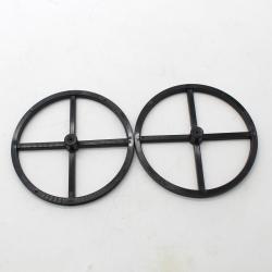 简单车轮(2*100mm黑色)1个