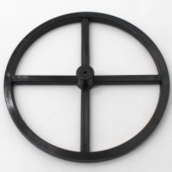 简单车轮(2*100mm黑色)1个