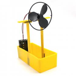 方型风能小船1号(黄色)