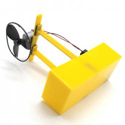 方型风能小船1号(黄色)