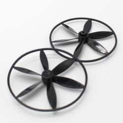 带圈六叶螺旋桨(2*60mm窄)黑色