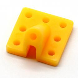 斜轴底座(黄色)1个