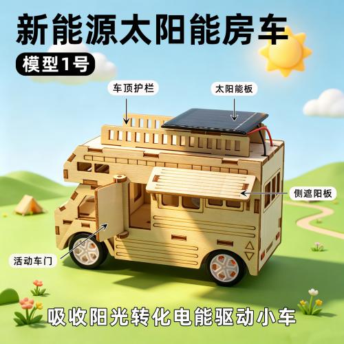 新能源太阳能房车模型1号